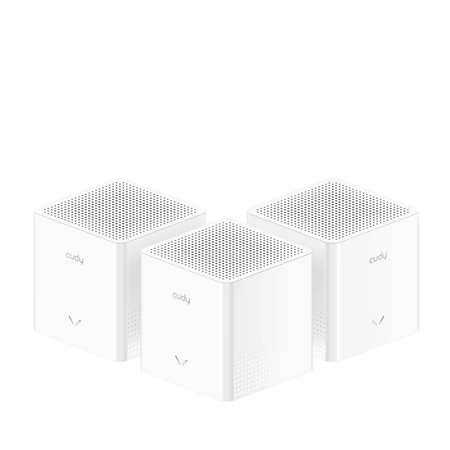 Image 1 for CUDY AC1200 Mesh Wi-Fi System 3 Pack