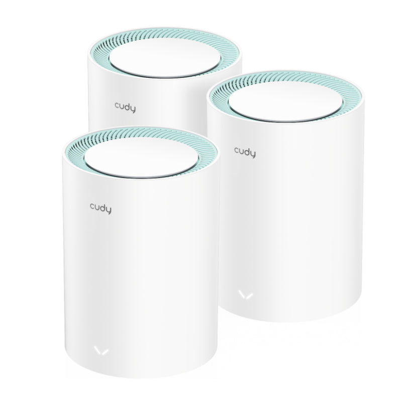 Image 1 for Cudy AC1200 Wi-Fi Mesh Kit 3 Pack With Gigabit