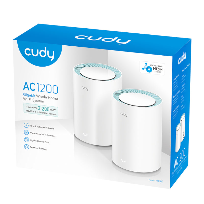 Image 4 for Cudy AC1200 Wi-Fi Mesh Kit 2 Pack With Gigabit