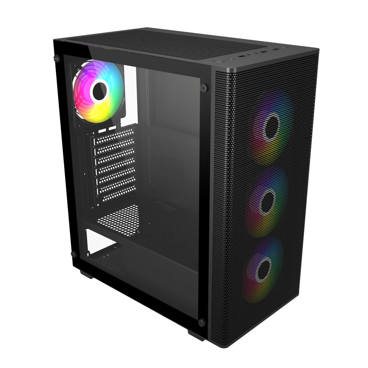 Image 4 for FSP M220 ATX Mid Tower Gaming Chassis - Black