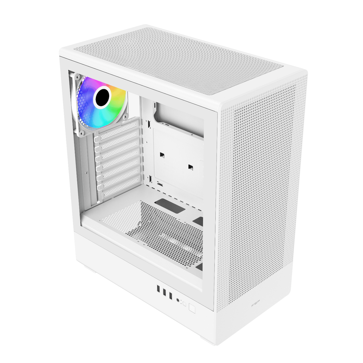 Image 4 for FSP M221 ATX Mid Tower Gaming Chassis - White