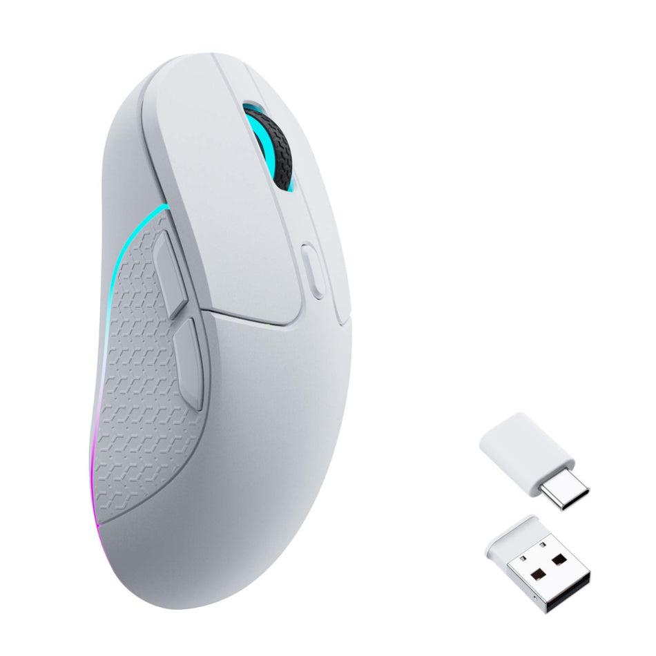 Image 2 for Keychron M3 RGB Wireless Optical Mouse - White