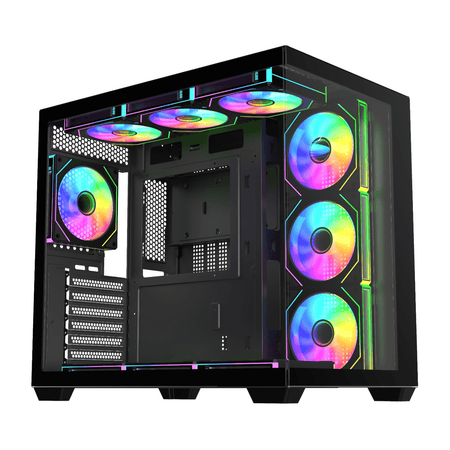 Image 1 for FSP M341 ARGB ATX Mid Tower Gaming Chassis - Black
