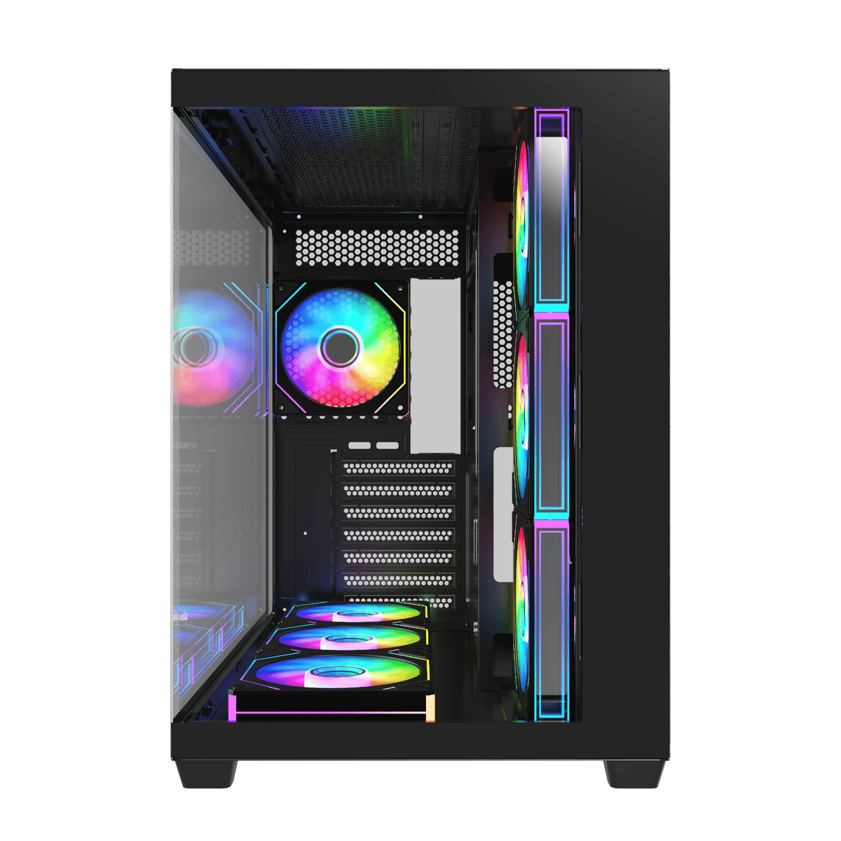Image 2 for FSP M341 ARGB ATX Mid Tower Gaming Chassis - Black