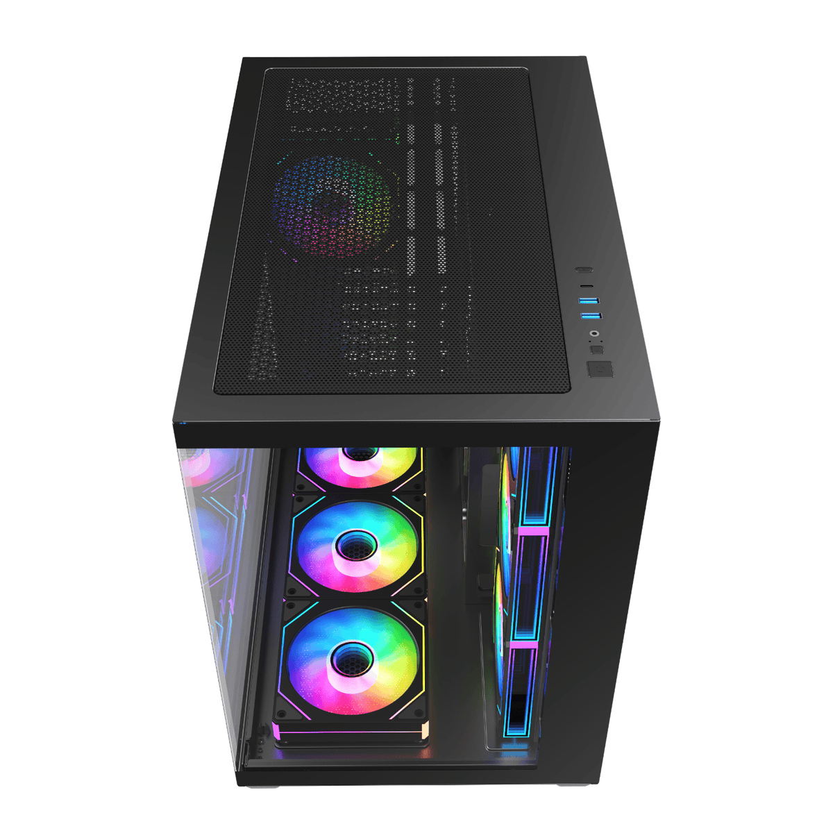 Image 5 for FSP M341 ARGB ATX Mid Tower Gaming Chassis - Black