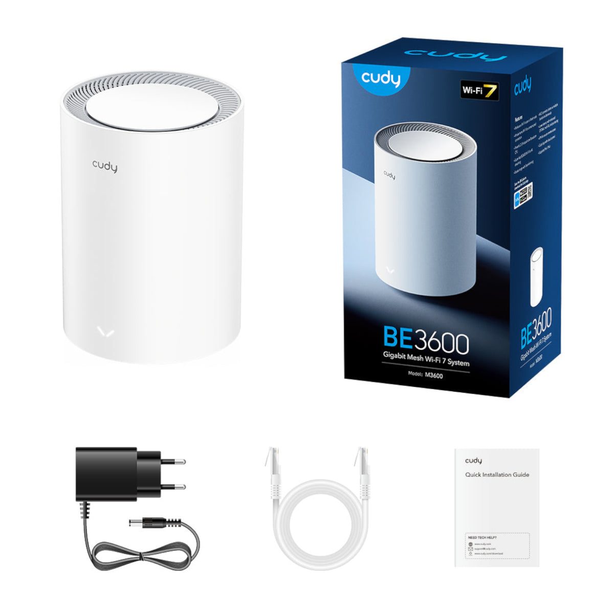 Image 4 for Cudy BE3600 Gigabit Mesh Wi-Fi 7 System - 1 Pack