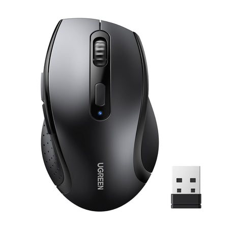 Image 1 for UGREEN M511 Ergonomic 2.4GHz Wireless Mouse - Black