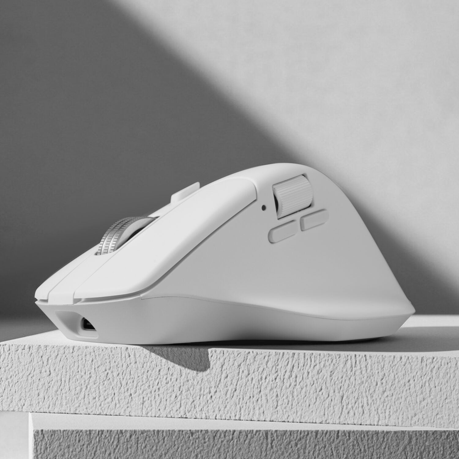 Image 5 for Keychron M6SB72 1K Wireless Mouse (BT/2.4GHz/Wired) with Huano silent Micro switch and premium wheel - White
