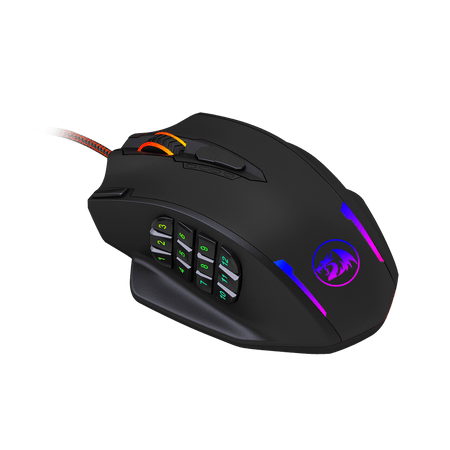 Image 2 for REDRAGON IMPACT 12400DPI MMO Gaming Mouse - Black