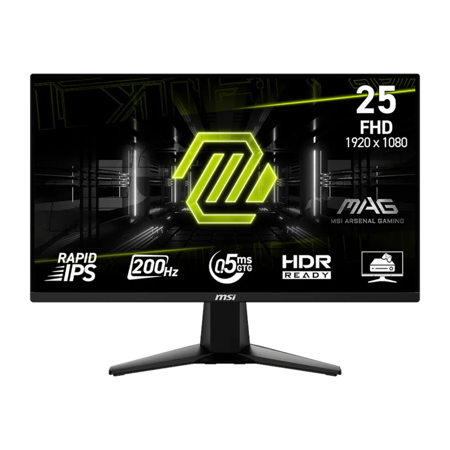 Image 1 for MSI MAG 255F E20 25" FHD 200Hz Rapid IPS Gaming Monitor