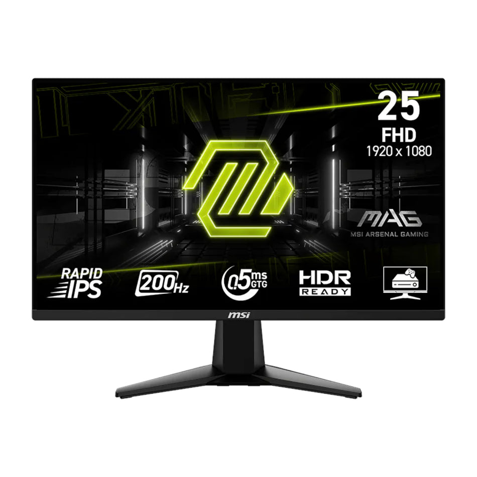 Image 1 for MSI MAG 255F E20 25" FHD 200Hz Rapid IPS Gaming Monitor