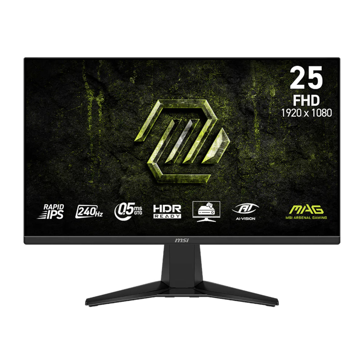 Image 1 for MSI MAG 255F X24 25″ FHD 240Hz IPS Gaming Monitor