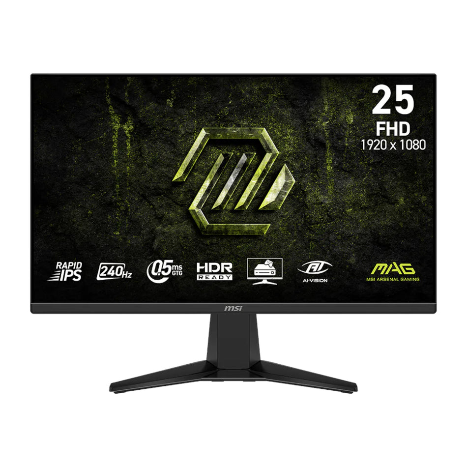 Image 1 for MSI MAG 255F X24 25″ FHD 240Hz IPS Gaming Monitor