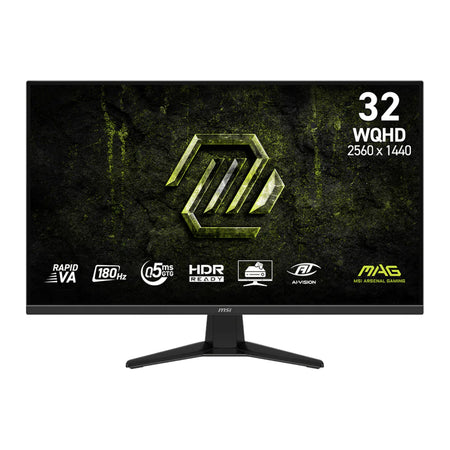 Image 1 for MSI MAG 325QF E18V 32" WQHD 180Hz VA Gaming Monitor