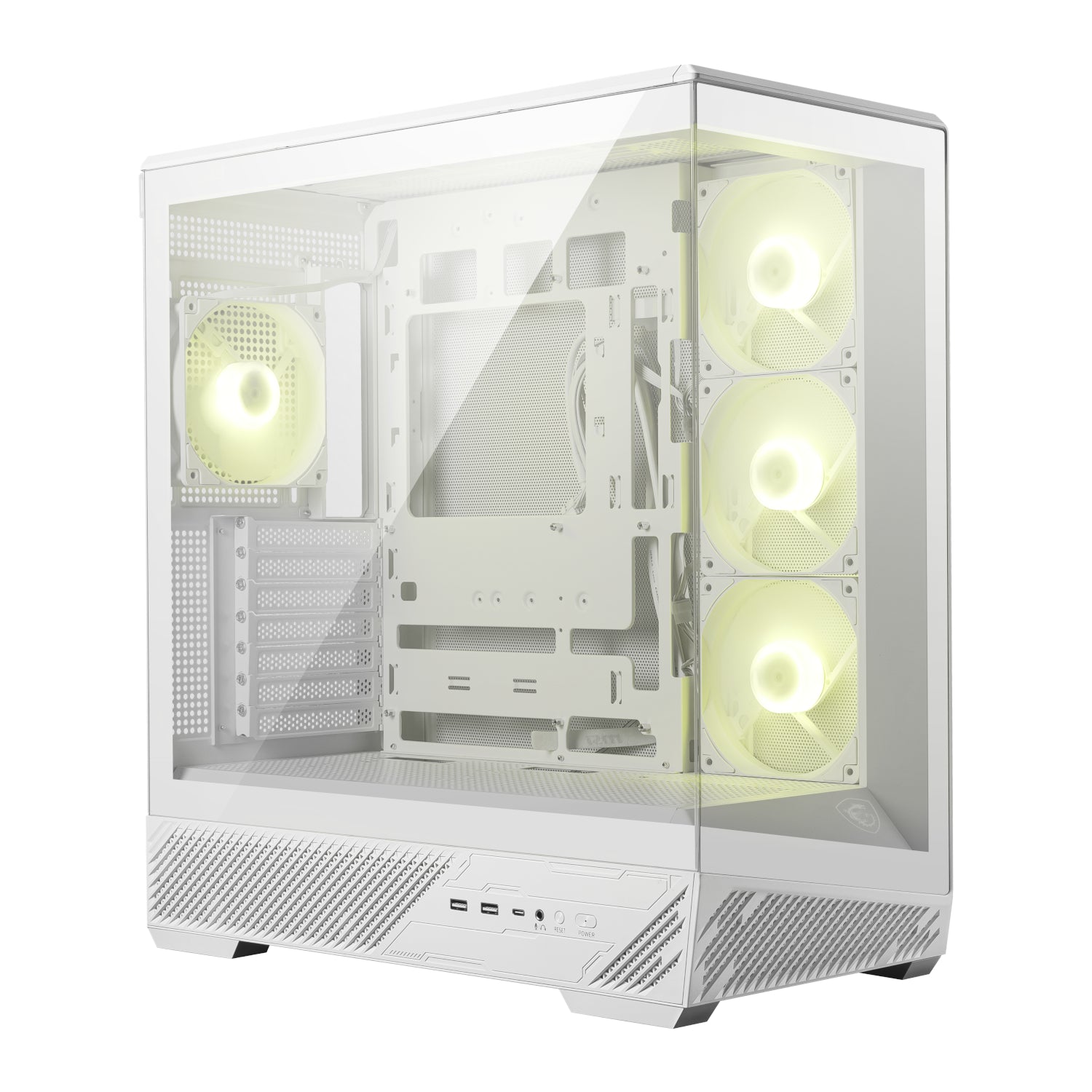 Image 1 for MSI MAG PANO 130R PZ ATX Gaming Chassis - White