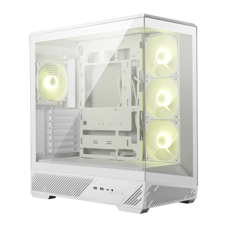 Image 1 for MSI MAG PANO 130R PZ ATX Gaming Chassis - White