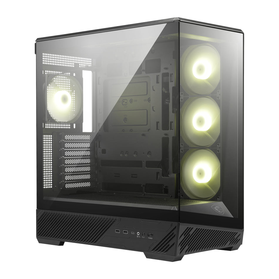 Image 1 for MSI MAG PANO 130R PZ ATX Gaming Chassis - Black
