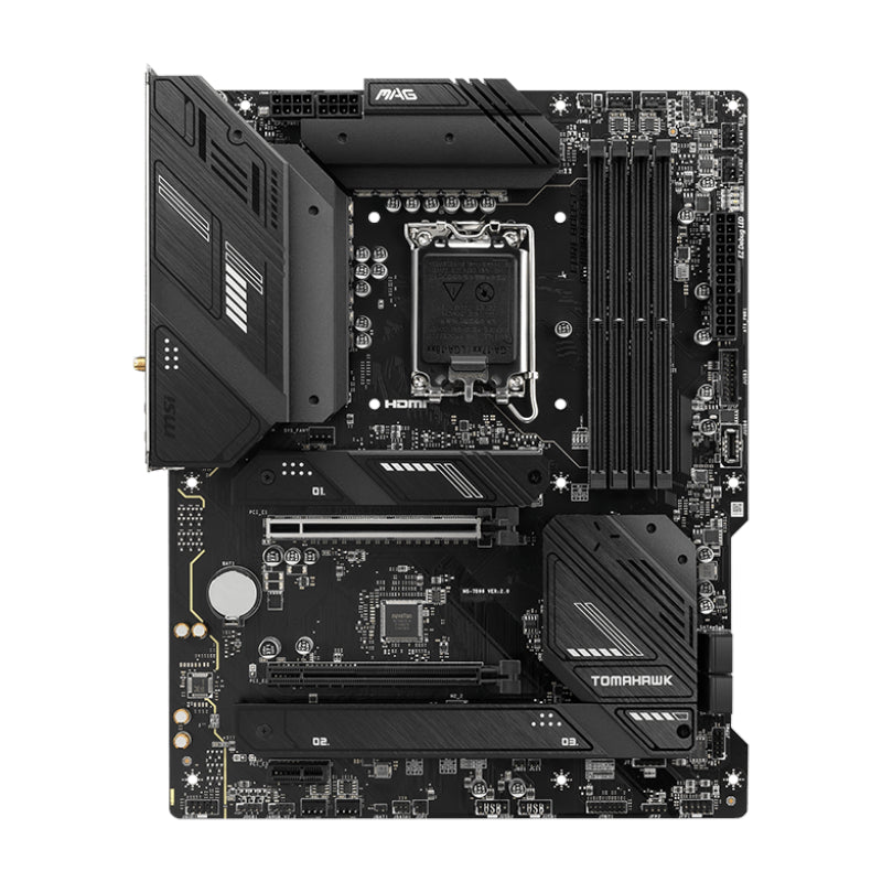 Image 2 for MSI MAG B760 TOMAHAWK WIFI DDR5 Intel LGA1700 ATX Gaming Motherboard