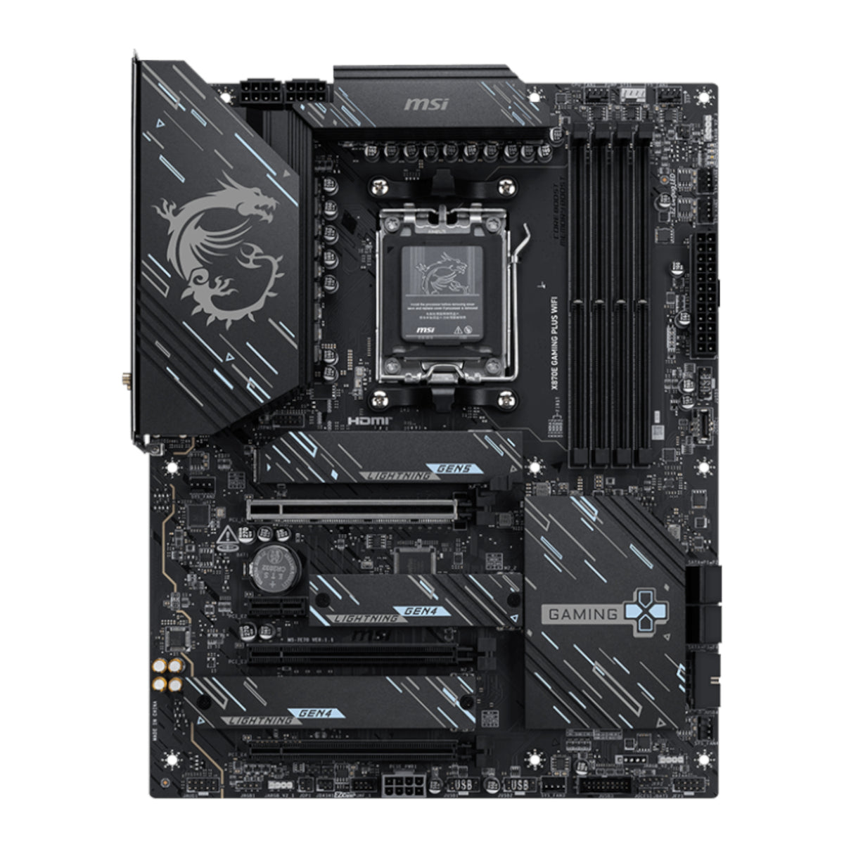 Image 2 for MSI X870E Gaming Plus WIFI AM5 ATX Gaming Motherboard