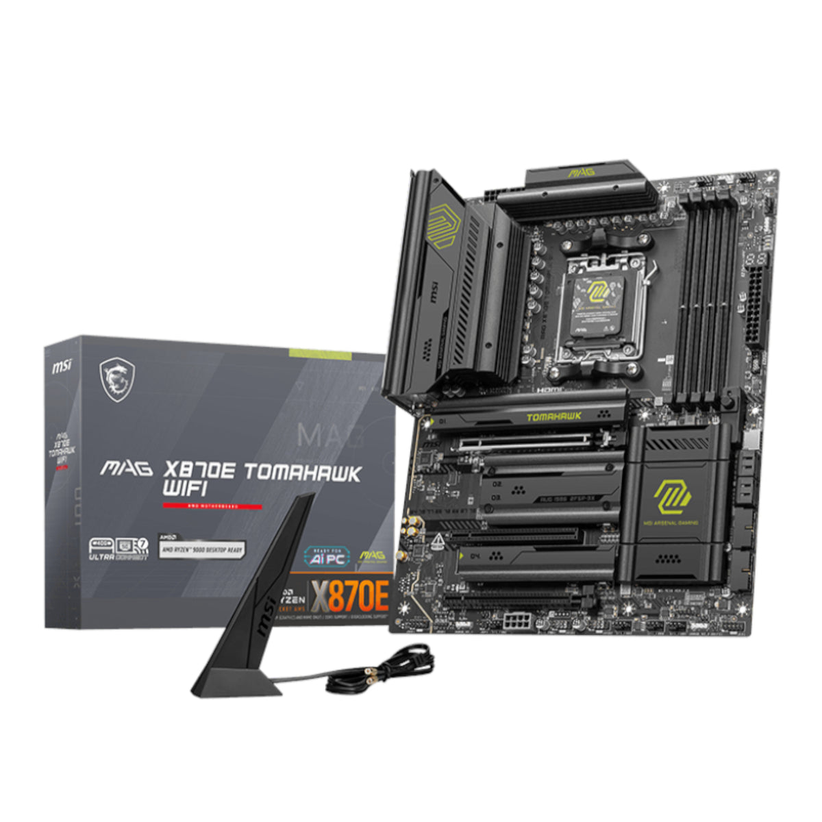Image 1 for MSI MAG X870E TOMAHAWK WIFI AM5 ATX DDR5 Gaming Motherboard
