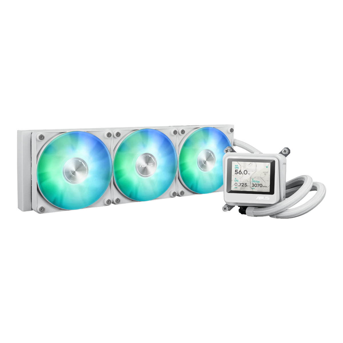 Image 1 for Asus MAX Gaming LC 360 ARGB LCD All-in-one CPU Liquid Cooler - White