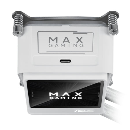 Image 5 for Asus MAX Gaming LC 360 ARGB LCD All-in-one CPU Liquid Cooler - White