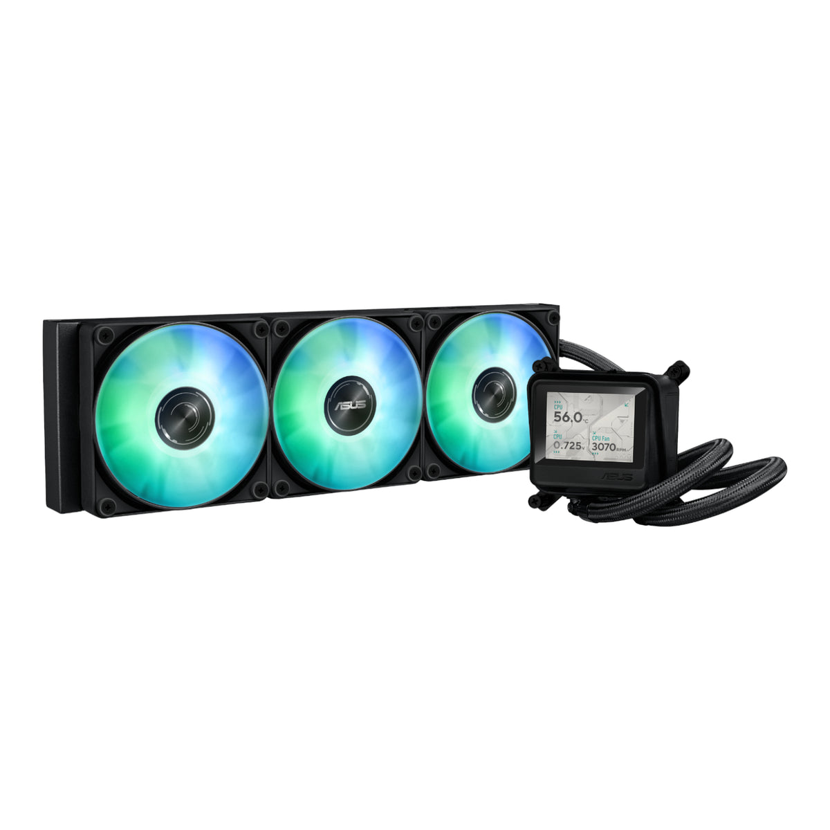 Image 1 for Asus MAX Gaming LC 360 ARGB LCD All-in-one CPU Liquid Cooler - Black