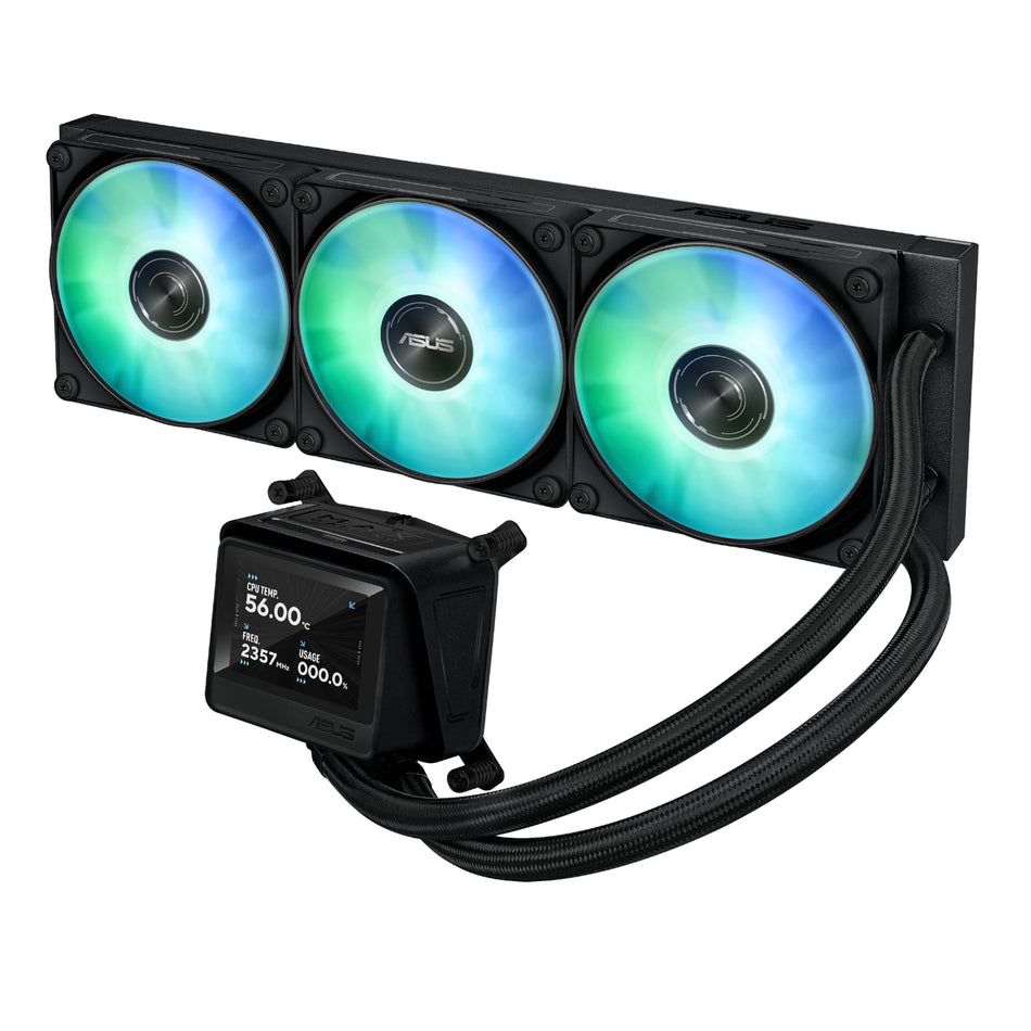 Image 2 for Asus MAX Gaming LC 360 ARGB LCD All-in-one CPU Liquid Cooler - Black