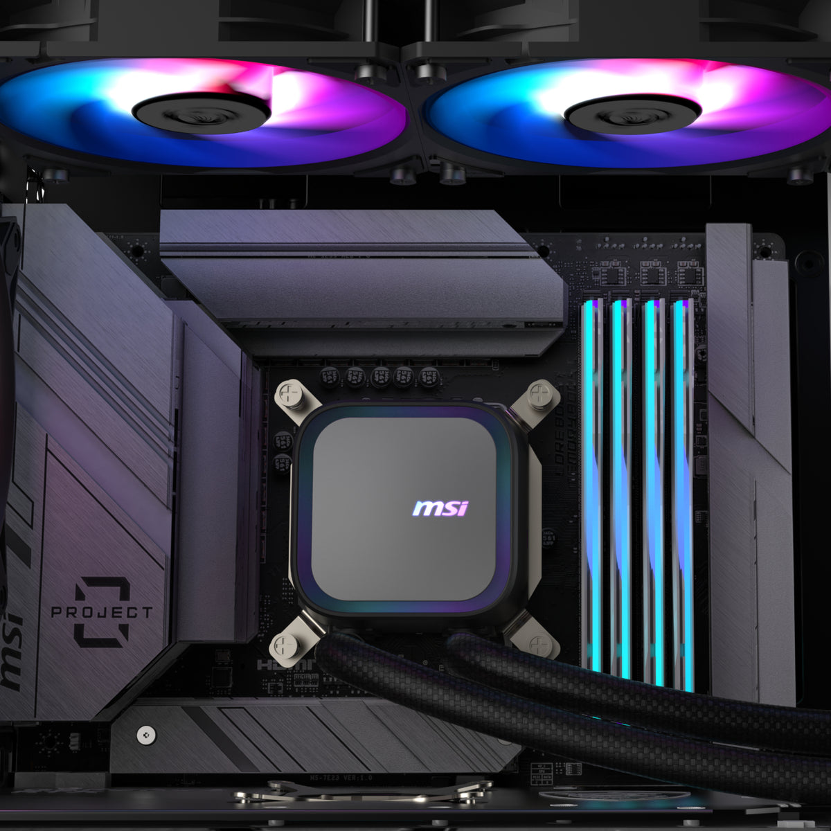 Image 4 for MSI MAG Coreliquid A13 240 AIO Liquid CPU Cooler - Black