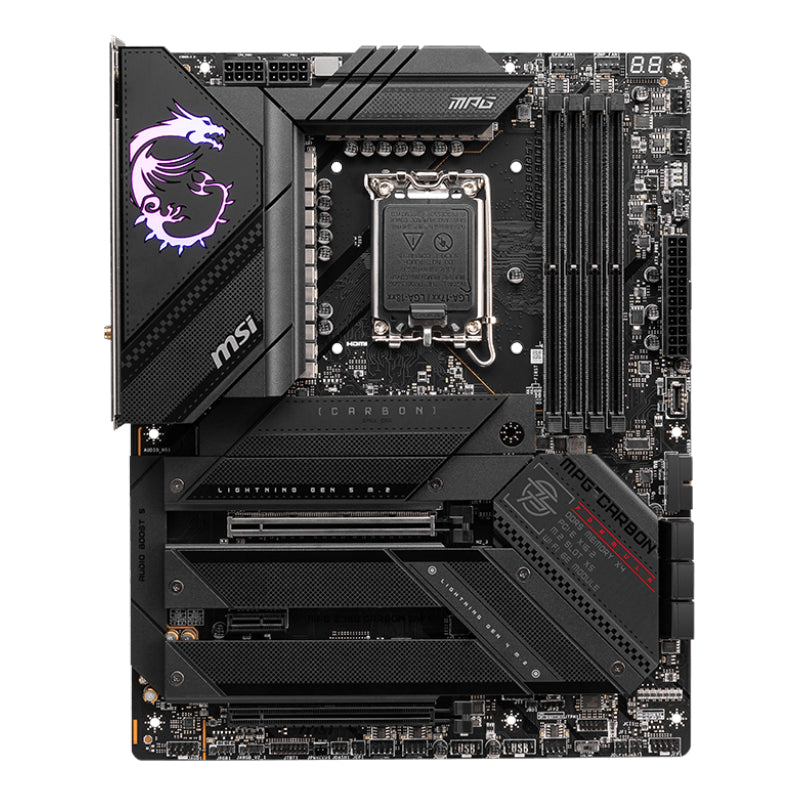 Image 2 for MSI MPG Z790 CARBON WIFI DDR5 LGA1700 ATX Gaming Motherboard