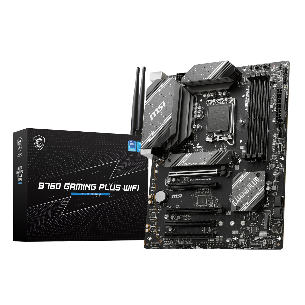 Image 1 for MSI B760 GAMING PLUS WIFI DDR5 LGA1700 ATX Motherboard