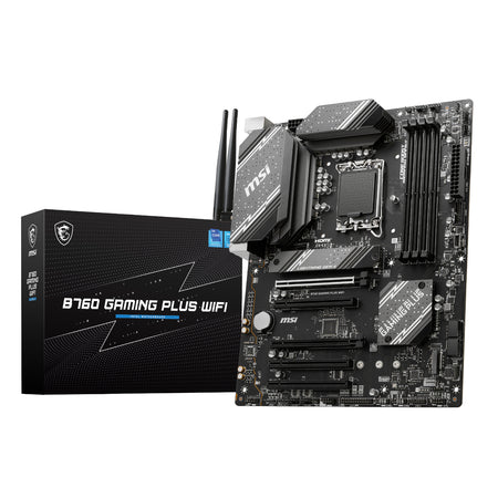 Image 1 for MSI B760 GAMING PLUS WIFI DDR5 LGA1700 ATX Motherboard