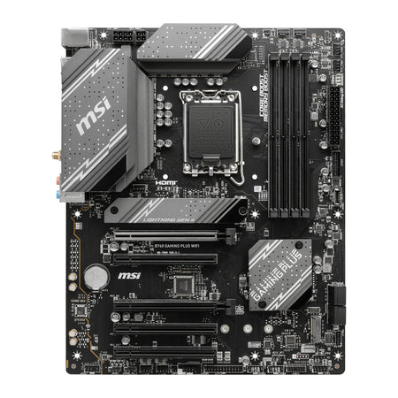 Image 2 for MSI B760 GAMING PLUS WIFI DDR5 LGA1700 ATX Motherboard