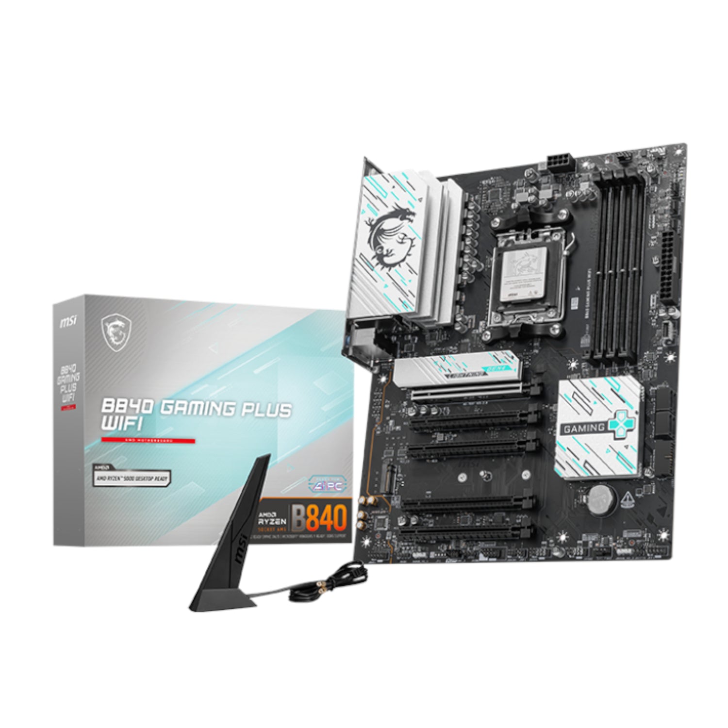 Image 1 for MSI B840 GAMING PLUS WIFI AM5 ATX Gaming Motherboard