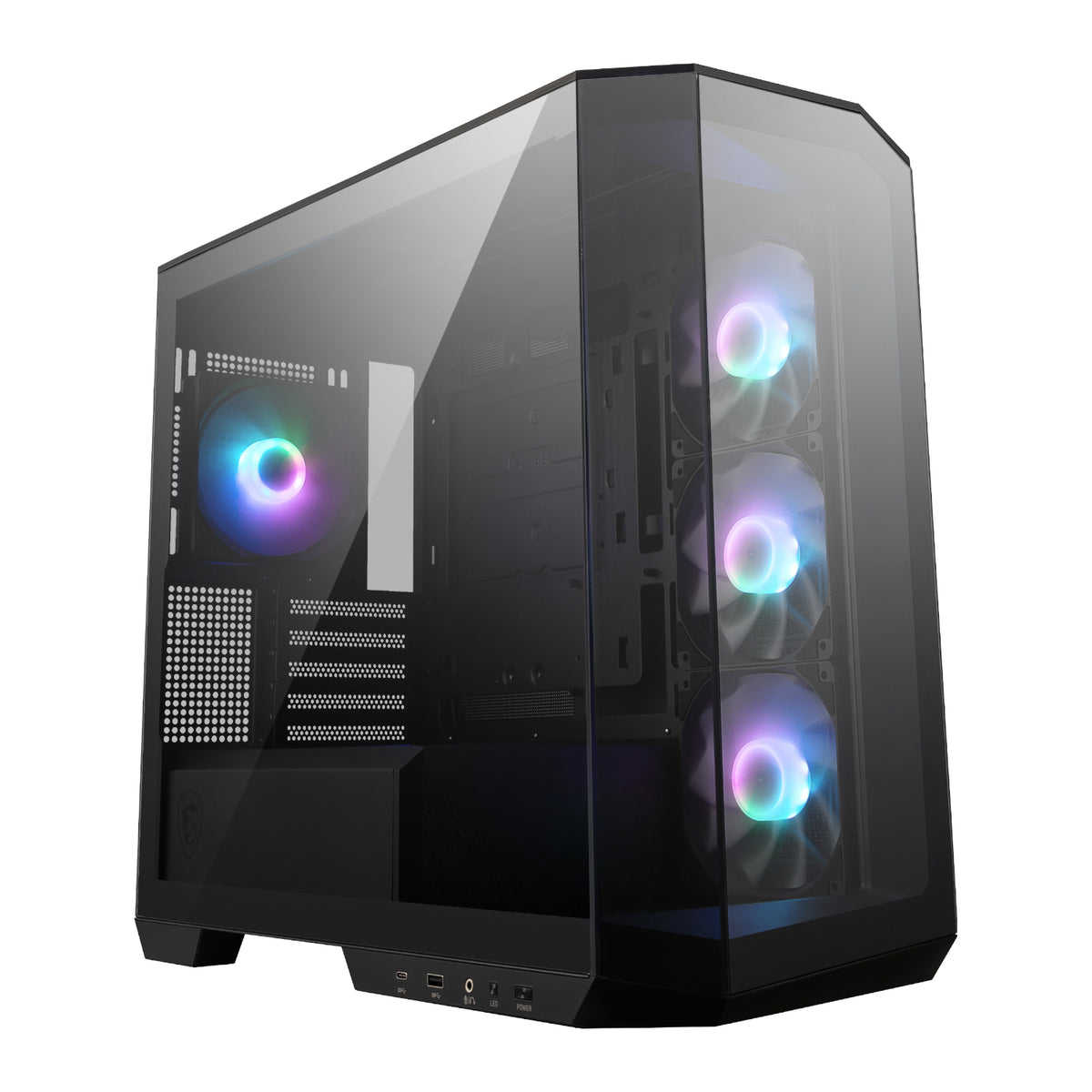 Image 1 for MSI MAG PANO M100R PZ M-ATX ARGB Gaming Chassis - Black