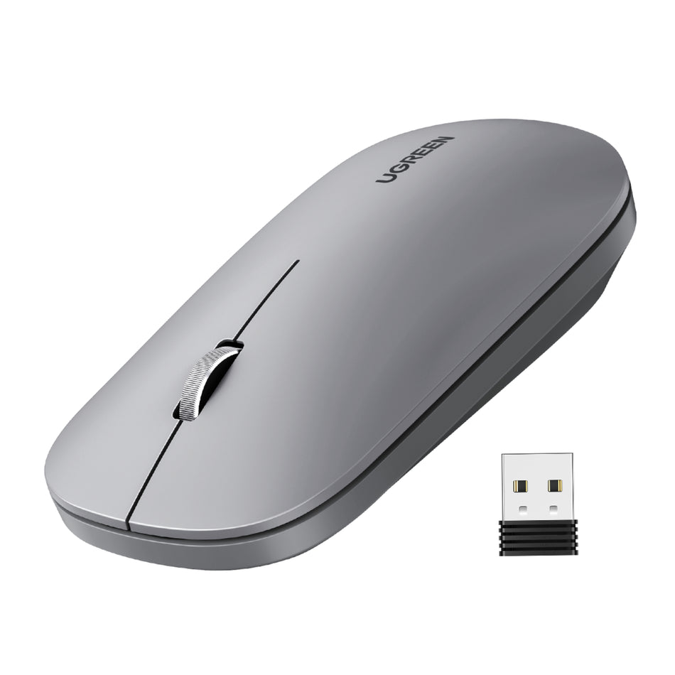 Image 1 for UGREEN Portable 2.4GHz Wireless Mouse - Grey