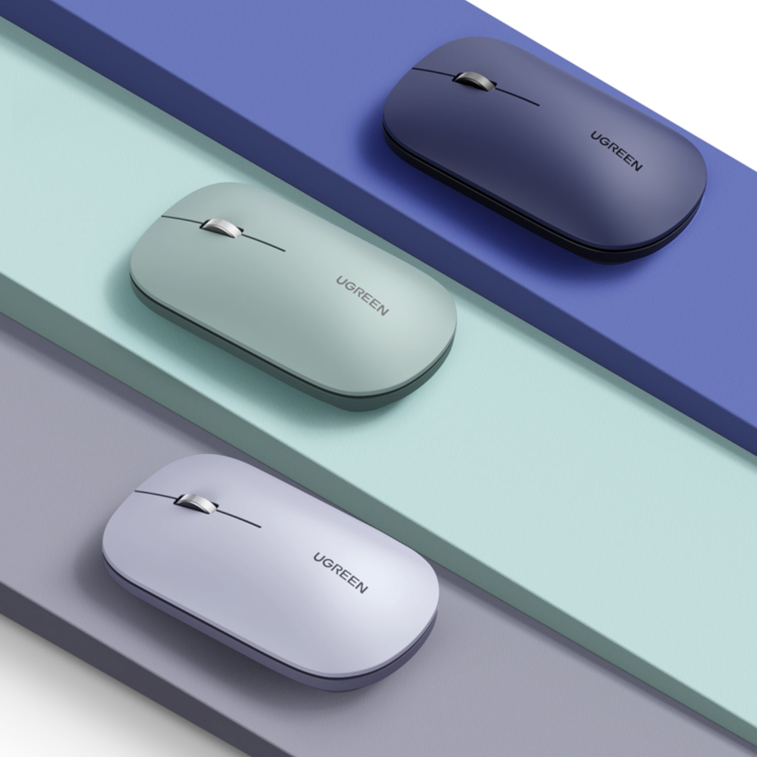 Image 5 for UGREEN Portable 2.4GHz Wireless Mouse - Grey