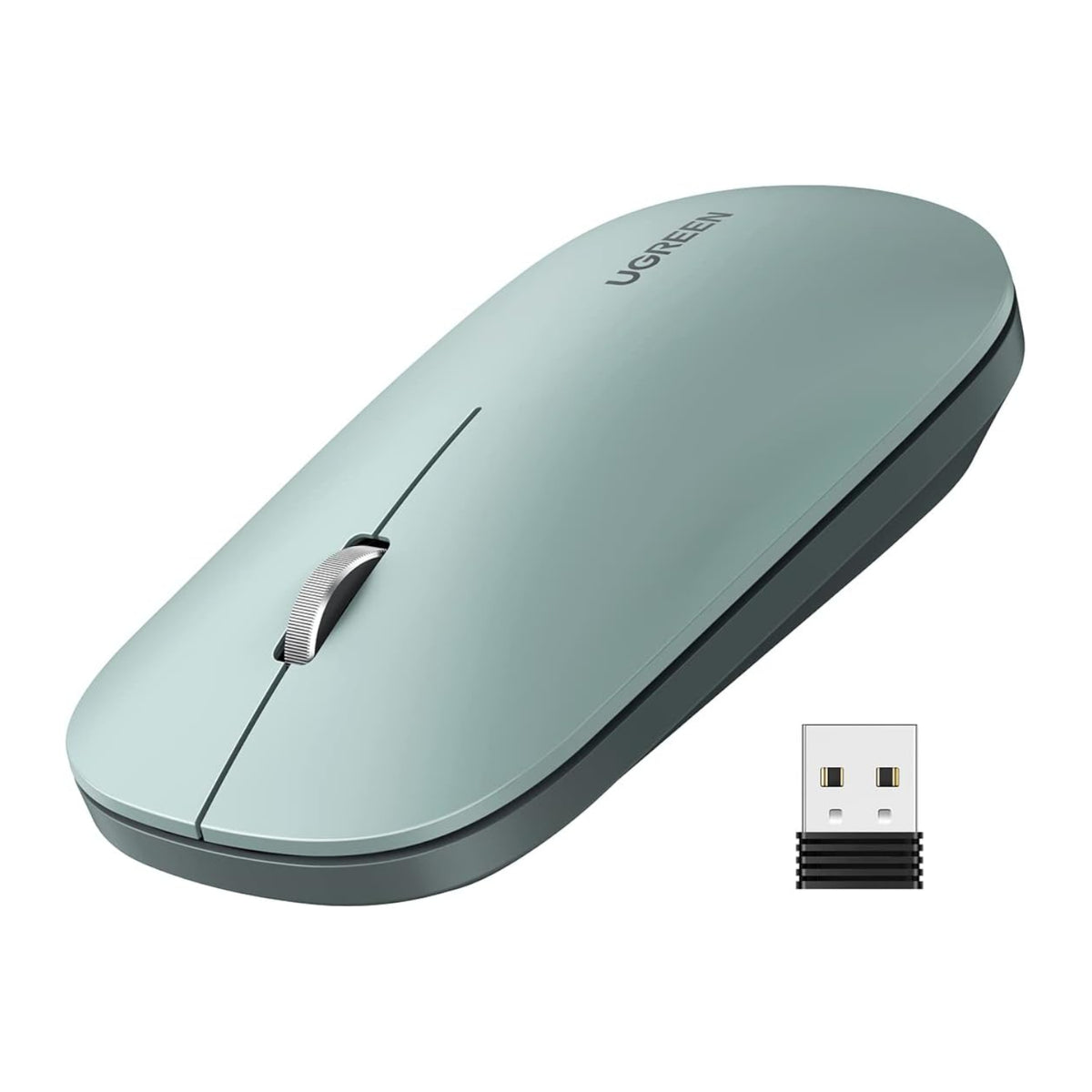 Image 1 for UGREEN Portable 2.4GHz Wireless Mouse - Green