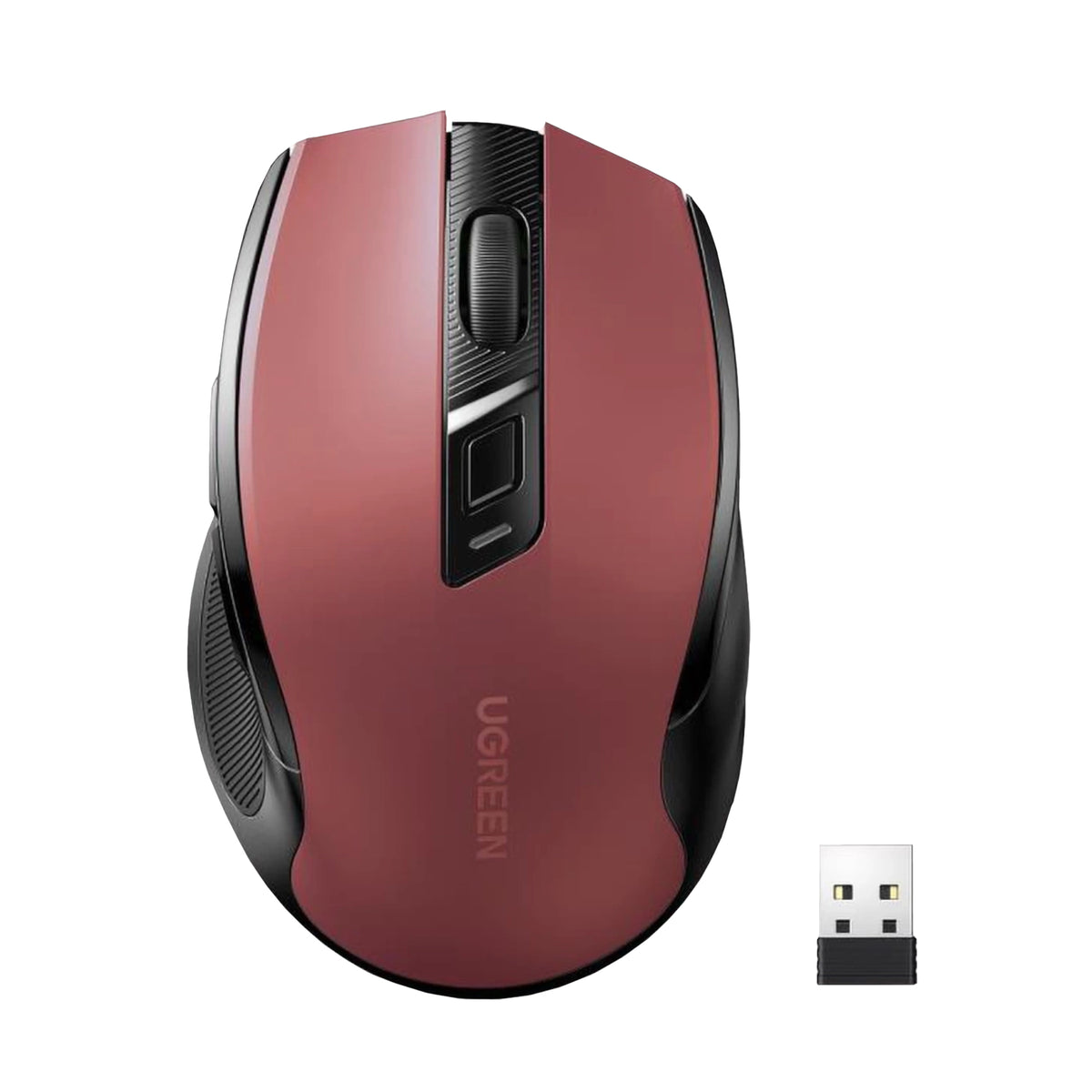 Image 1 for UGREEN MU006 2.4GHz Wireless Optical Mouse - Red