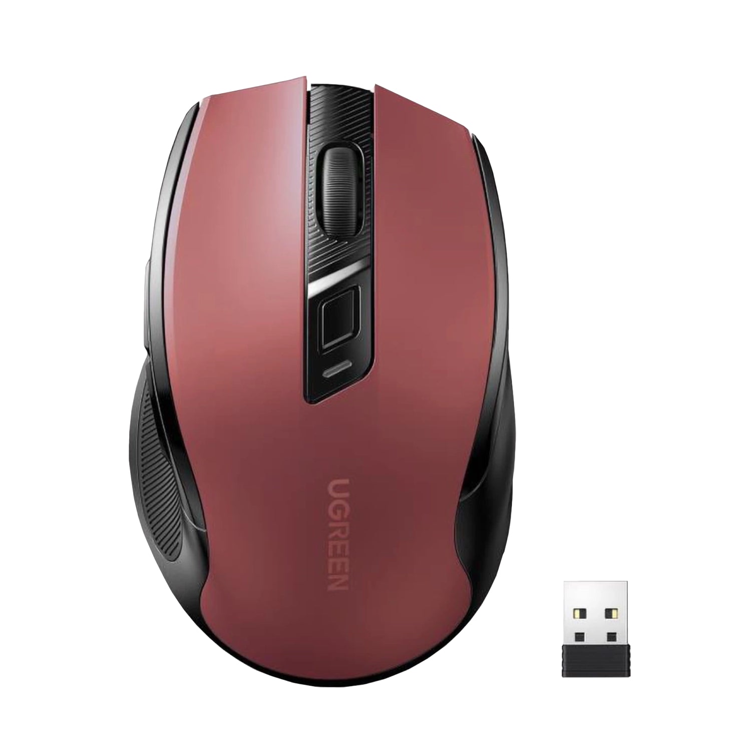 Image 1 for UGREEN MU006 2.4GHz Wireless Optical Mouse - Red