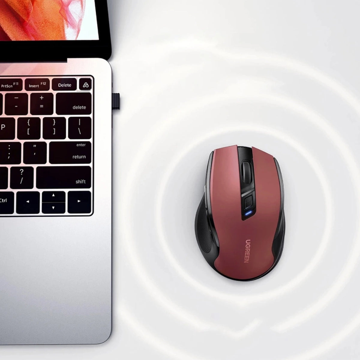 Image 5 for UGREEN MU006 2.4GHz Wireless Optical Mouse - Red