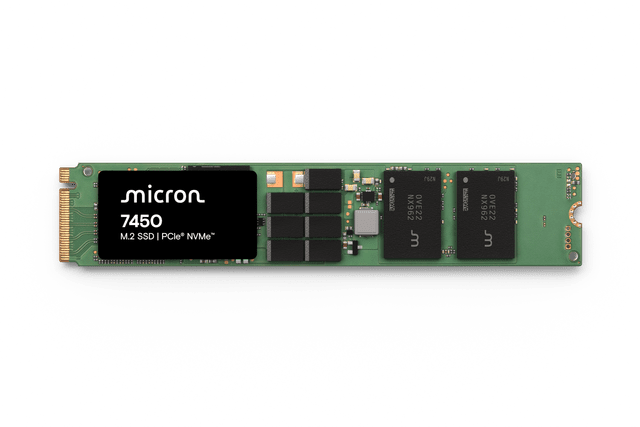 Micron 7450 PRO 960GB NVMe M.2 22110 Enterprise SSD