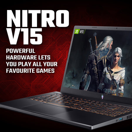 Image 8 for Acer NITRO V 15 Gaming Laptop 15.6″ | Intel Core 5 210H | 16GB | 512GB | RTX 4050 6GB | Windows 11 Home
