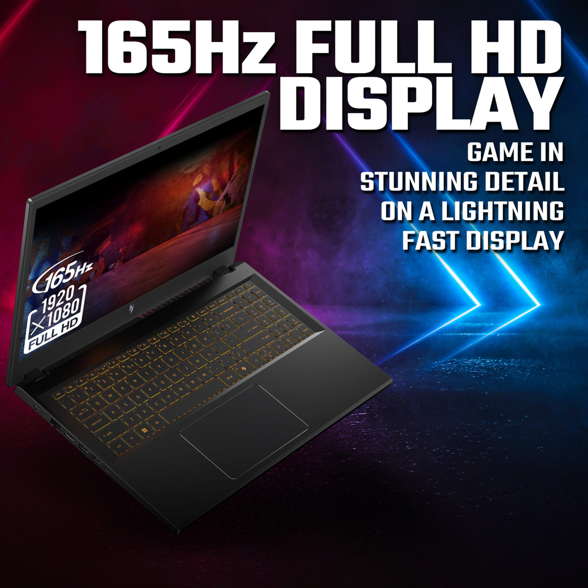 Image 11 for Acer NITRO V 15 Gaming Laptop 15.6″ | Intel Core 5 210H | 16GB | 512GB | RTX 4050 6GB | Windows 11 Home