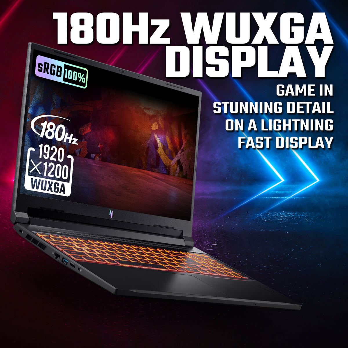 Image 14 for Acer NITRO V 16 Gaming Laptop 16″ | AMD Ryzen 5 | 16GB |1TB | RTX 5060 8GB | Windows 11 Home