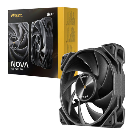 Image 1 for Antec NOVA 120 PWM Fan with Speed Controller - Black