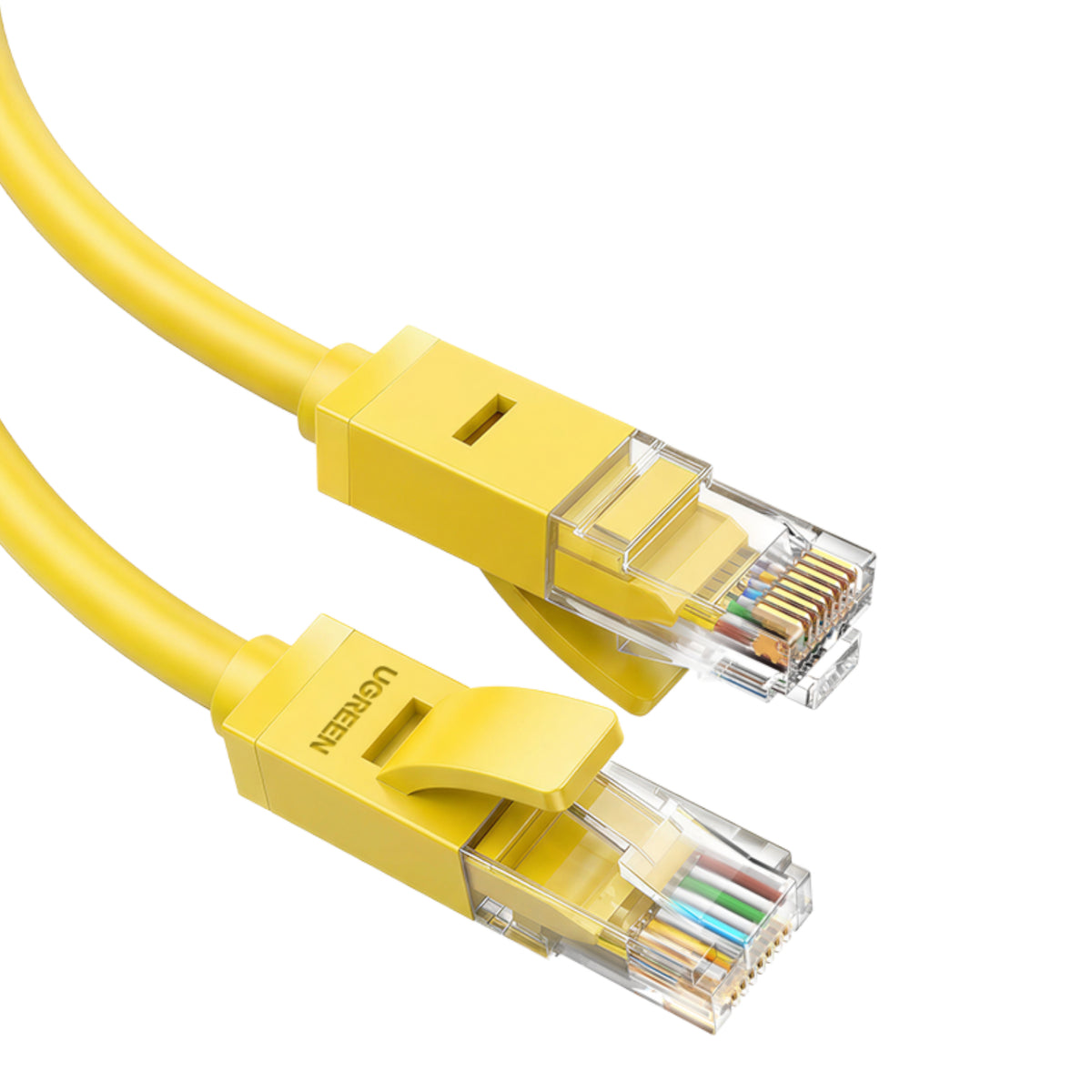 Image 1 for UGREEN RJ45 CAT6 2m LAN Network Cable – (1Gbps, 250MHz) – Yellow