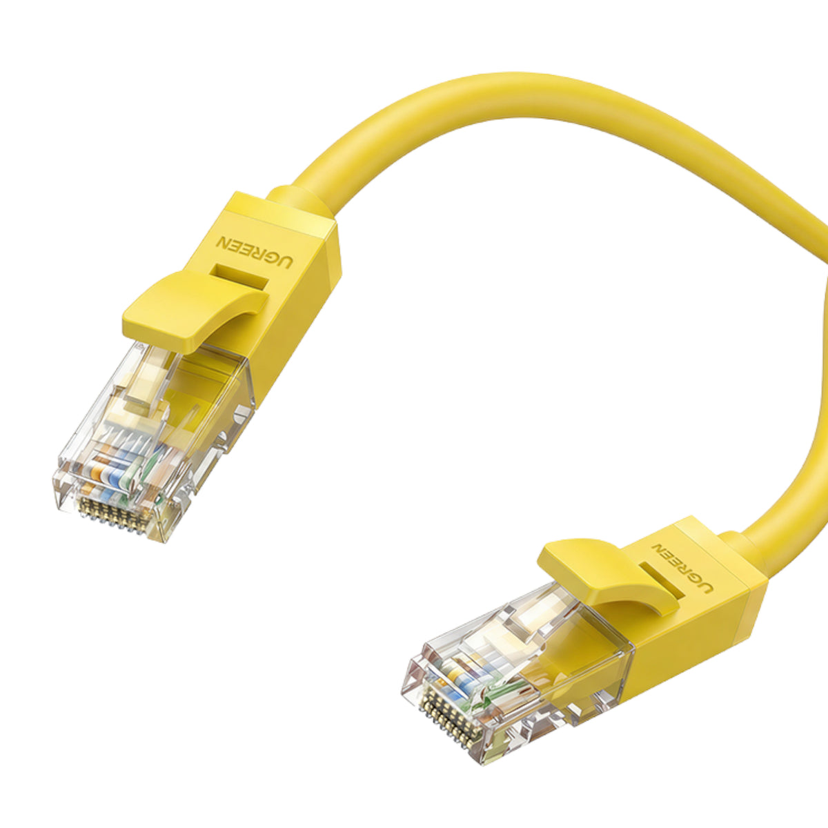Image 2 for UGREEN RJ45 CAT6 2m LAN Network Cable – (1Gbps, 250MHz) – Yellow