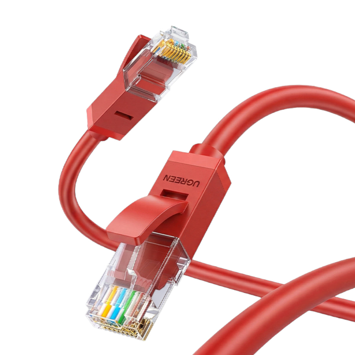 Image 4 for UGREEN RJ45 CAT6 1m LAN Network Cable – (1Gbps, 250MHz) – Red