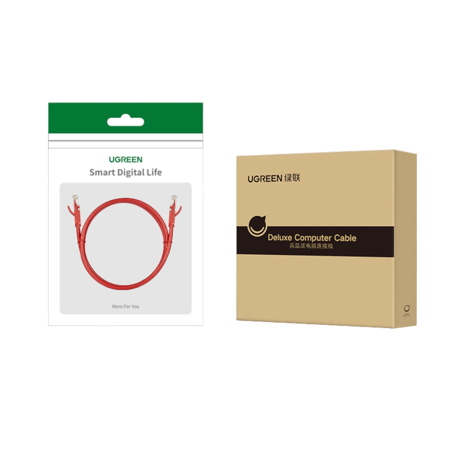 Image 5 for UGREEN RJ45 CAT6 Ethernet 0.5m LAN Network Cable -Red (1Gbps, 250MHz)